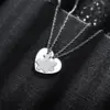 Wholesale Fashion Heart Shape Stainless Steel Polishing Pendant Necklace