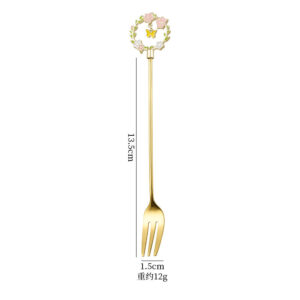 Garland butterfly fork - gold
