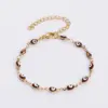 Wholesale PVD Coated 18K Gold Plated Eye 304 Stainless Steel Ethnic Style Waterproof Non Tarnish 304 Stainless Steel Bracelets
