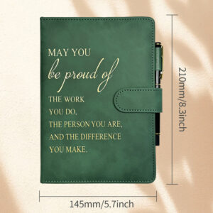 Hemming button olive green (book + pen)