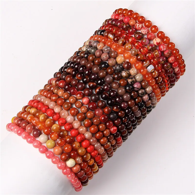 Wholesale Fashion Marble Agate Beaded Bracelets 1 Piece