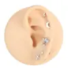 1 Piece Lip Rings Casual Star Moon Pure Titanium Titanium Alloy 14K Gold Plated White Gold Plated Lip Rings Ear Cartilage Rings & Studs