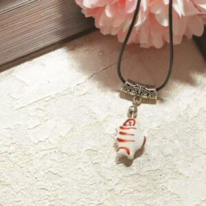 Small bone fish pendant