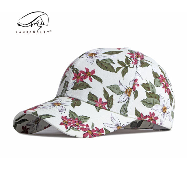 Wholesale Hat Women's Summer Sunscreen All-match Baseball Cap Personalized Ethnic Style Printed Cap Hard Top Women's All-match Baseball Cap