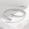 Wholesale Fashion Snake 304 Stainless Steel 18K Gold Plated Stainless Steel Bracelets In Bulk