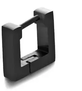 Flat Square Black One Piece