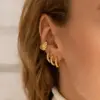 Wholesale 1 Pair Fashion Thread Plating Copper Earrings
