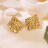 Wholesale 1 Pair Elegant French Style Sweet Geometric Flower 304 Stainless Steel Imitation Gold Electroplating Ear Studs