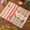 Wholesale Christmas thin strip washi tape, elegant Christmas gold foil DIY decorative washi tape for journals.