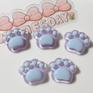 Small transparent purple