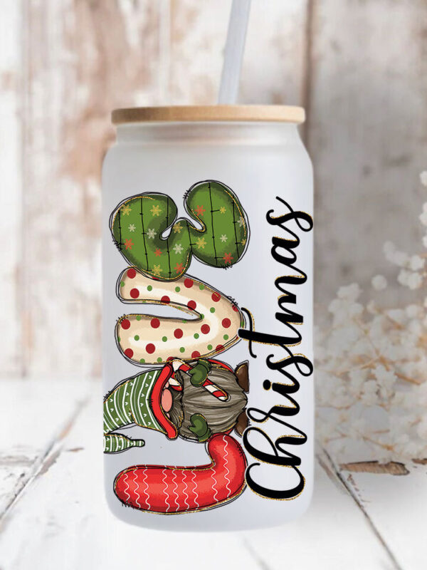 Wholesale New Christmas UV Cup sticker crystal logo pattern 23 cmX11cm in stock