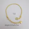 Wholesale 18K Gold Plated Copper Electroplated Zircon Bee Simple Style Handmade Chain Bracelets For Women's