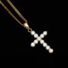 Wholesale European and American hip-hop high quality men's jewelry micro inlay 3A zircon cross pendant manufacturers
