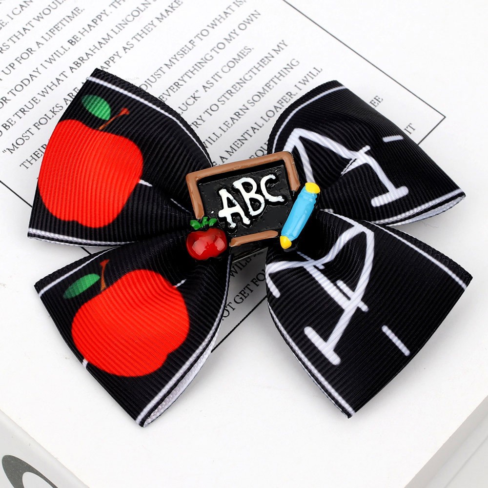 Wholesale Chilen's bow hairpin back to school season headess
