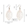 Wholesale leaf pendant earrings