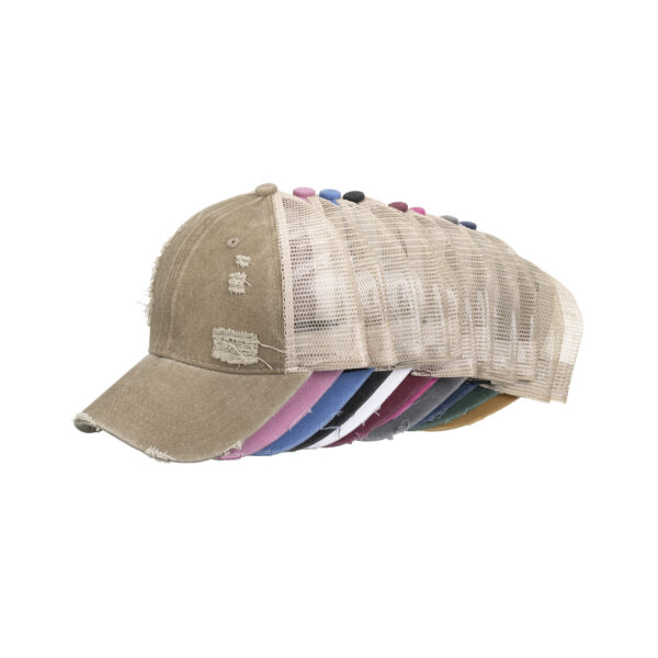 Wholesale Cross-border hat spring and summer hole washing net cap cap casual sunscreen sun hat baseball cap B1142