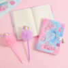 Wholesale Ocean Series Plush Notebook with Lock