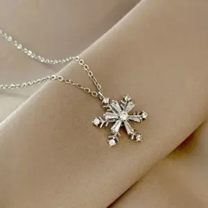 Silver Necklace-X843 / Silver
