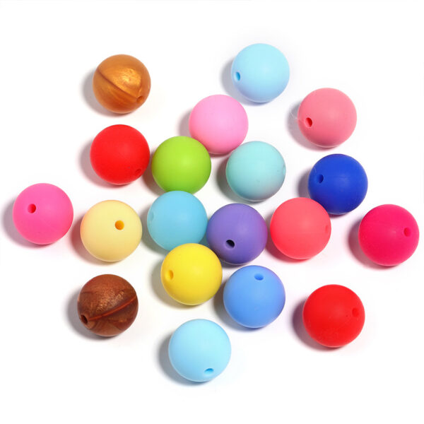 Wholesale Silicone multi-color beads