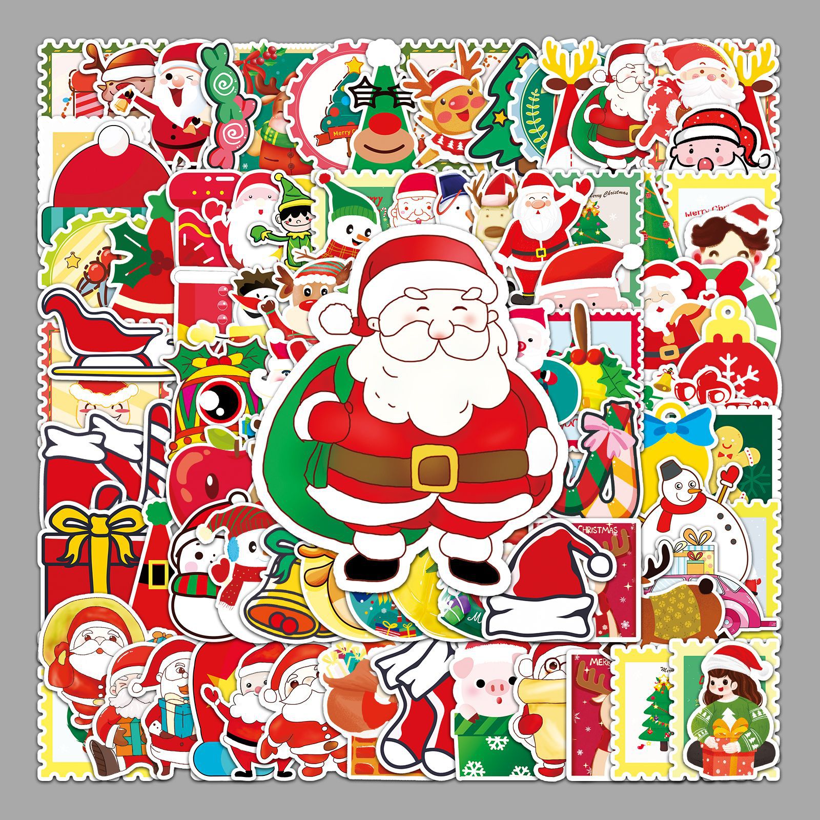 Wholesale Christmas Graiti Holiday Creative DIY Sticker Waterproof