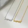 Wholesale Lady Mama Letter Heart Shape Titanium Steel Plating Necklace