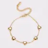 Casual Simple Style Commute Heart Shape 304 Stainless Steel Bracelets In Bulk