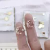 Wholesale Copper Geometric Zircon Open Rings