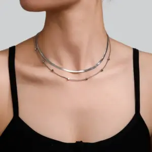 Blade Chain Square Chain (Steel Color)