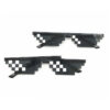 Wholesale New Mosaic Glasses Two-Dimensional Cool Funny Sunglasses Personalized Pixel Sunglasses Factory Direct Sale