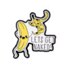 Wholesale Banana Quote Brooch Cartoon Metal Badge Accessory