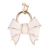 Wholesale Internet Celebrity pular Light Luxury Women's Multi-Color Fashion Imitation Leather Bow Mobile Phone Decoration Car Keychain Pendant