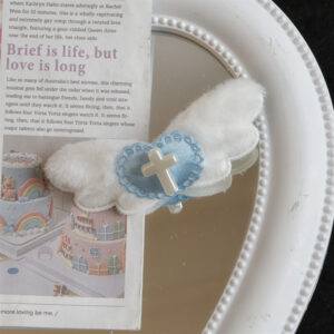 4# White Wings blue love wings hairpin