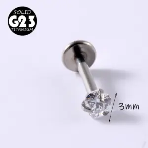 Heart Shaped Zirconium-3mm / Rod-1.2x8mm