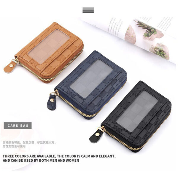 Wholesale Plaid accordion card holder