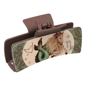 10-5 square pu leather capricorn