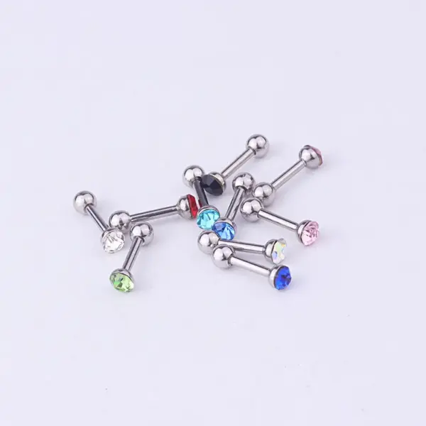 316L Stainless Steel Ear Cartilage Rings & Studs Geometric Waterproof Non Tarnish Surgical Steel Women'S