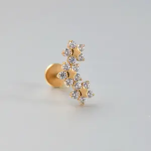 #3 Gold / Rod Thickness * Rod Length 1.2x8mm