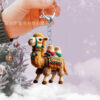 Wholesale Acrylic Creative Camel Hanging Decoration Keychains