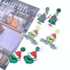 Wholesale Christmas earring Santa Claus Christmas tree OLY Exclusive