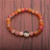 Wholesale Vintage Style Simple Style Geometric Agate Stone No Inlaid Natural Stone Bracelet In Bulk