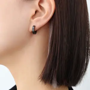 F225-Black Earrings