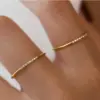 Wholesale Jewelry IG Style Simple Style Circle Titanium Steel 18K Gold Plated Plating Rings