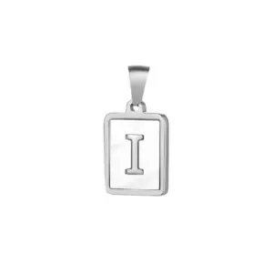 Silver / Letter I without Chain