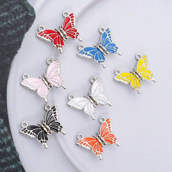 Wholesale butterfly magnetic buckle bracelet necklace DIY Charms