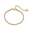 Wholesale Elegant Simple Style Solid Color Stainless Steel Bracelets In Bulk