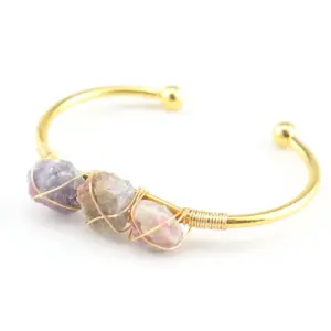 Tourmaline / Gold Plated