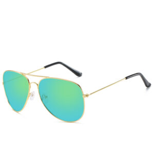 Gold frame green mercury