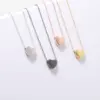 Wholesale 304 Stainless Steel Heart Shape PVD Coated 18K Real Gold Plated Basic Modern Style Classic Style Waterproof Non Tarnish Plating Snake Chain Lobster Trigger Clasp Closure Pendant Necklace