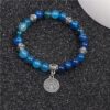 Wholesale Fashion Flower Natural Stone Other Bracelets In Bulk