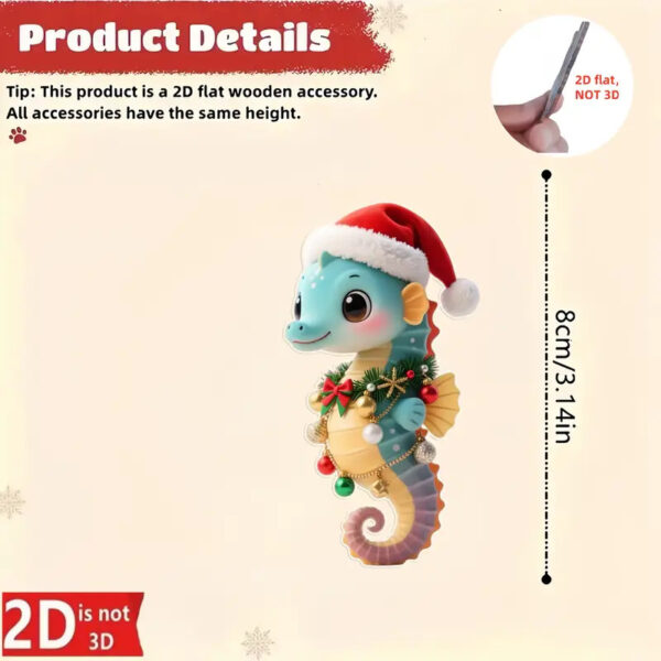 Wholesale 2D acrylic hanging ornaments